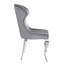 Chaise d'appoint à oreilles en velours Leother-92441735