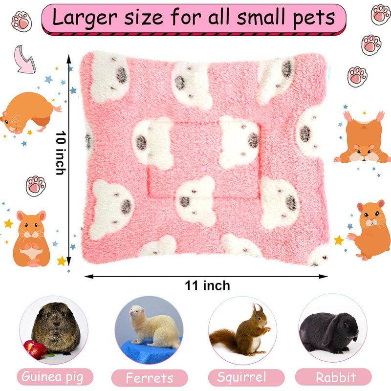 3 pièces molletonnés pour petits animaux