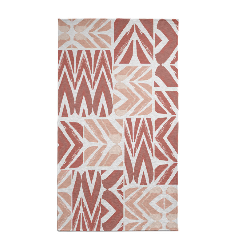 Safari Chenille Geometric Indoor Rug, Rectangle 5' x 7'