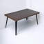 Ensemble de sièges de réception 5 pièces - Table rectangulaire avec fauteuils pivotants en faux suède, mobilier de bureau commercial moderne