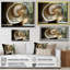 «Bronze Beauty Nautilus Vortex» sur toile-97044203-97044195