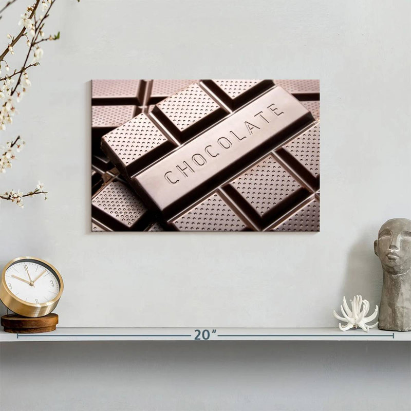 Chocolate Bar Pile, 8" H x 12" W