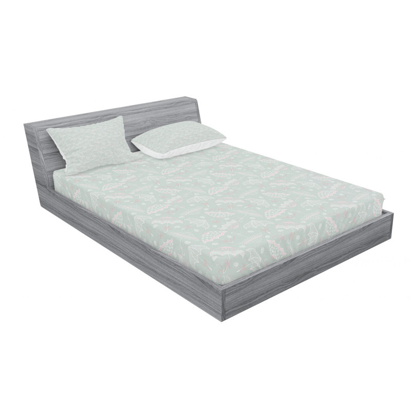 Microfiber Sheet Set, Queen Sheet Set with Fitted Sheet
