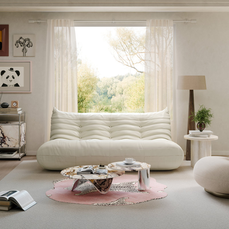 Fauteuil à billes Castleberry Lazy, Beige