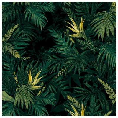 Tropical Palm Leaves Comforter