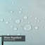 Rideau de douche abstrait bleu clair avec 12 crochets-231476858