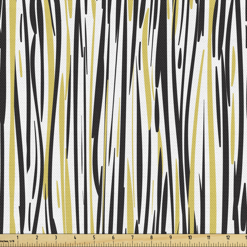 Tissu abstrait Ambesonne, l 36 po x L 360 po