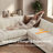 Myrhn Modular Sectional, U-Shaped Contemporary Sleeper Bed with Solid Wood Base-2098902616