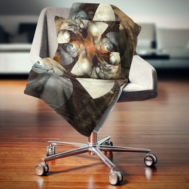 Coussin lombaire d’art fractal Abstract