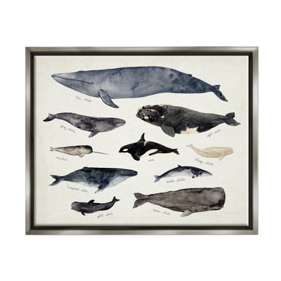 Art mural rétro sur toile, "Marine Life" par Victoria Barnes