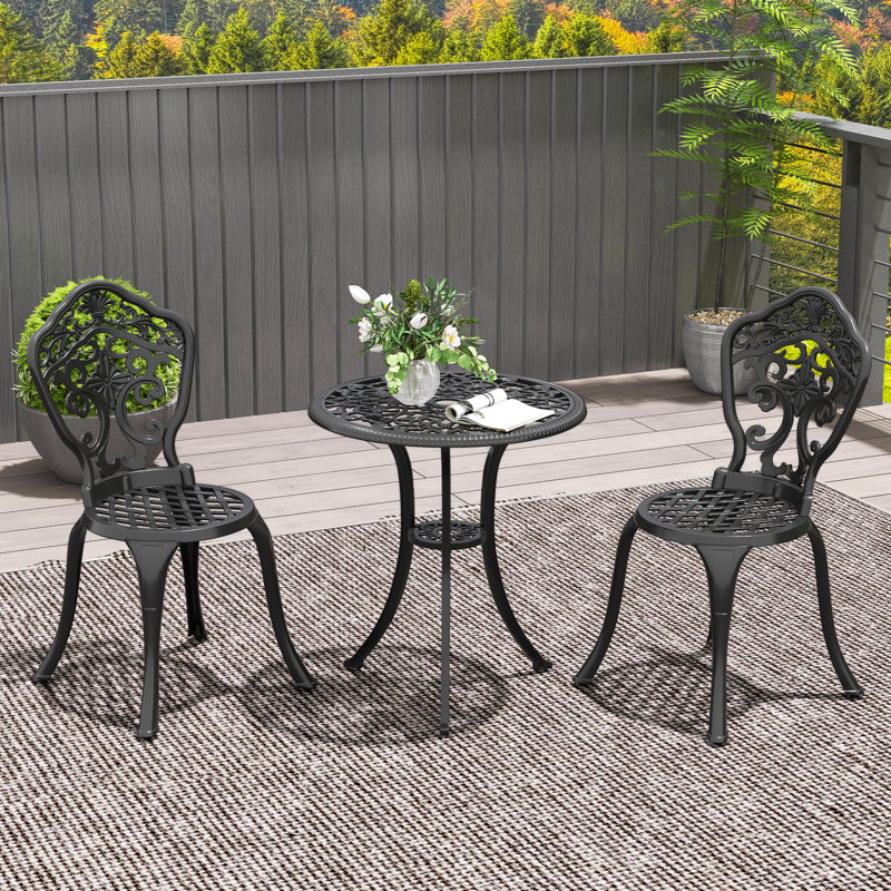 Round 3 - Piece 2 - People 60Cm L Outdoor Bistro Set
