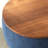 Round Storage Ottoman - 2 In 1 End Table & Footrest-1707061856