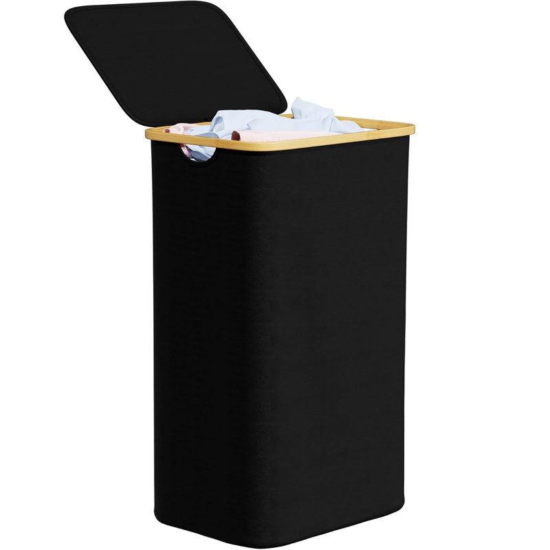 Cabinet Laundry Hamper, Black