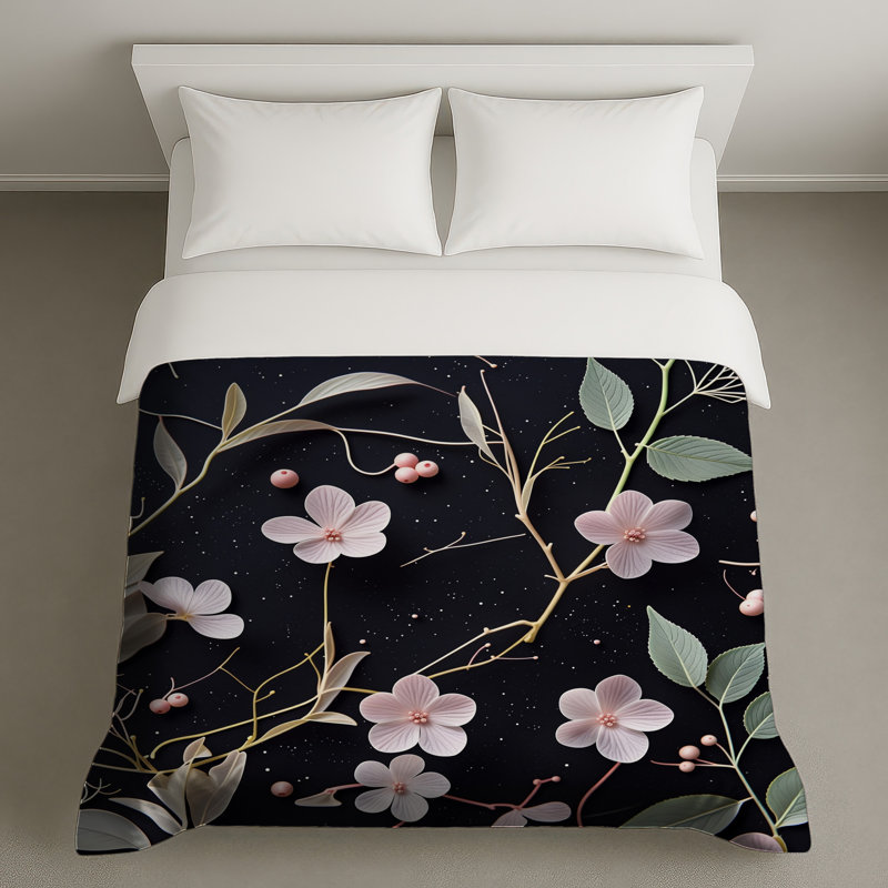 Housse de couette Floral Bedding, Grand lit