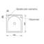 450mm Free-standing Single Vanity Unit