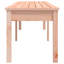 Besaw Solid Wood Outdoor Bench-1162460523