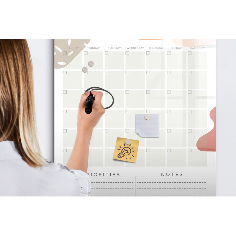 Magnetic Glass Photo Memo Board