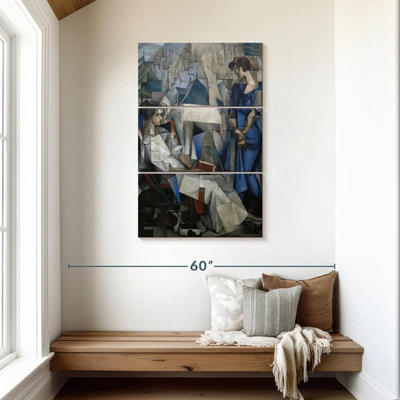 Portrait de deux femmes Avery, H 45 po x l 28 po