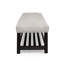 Banc de rangement en bois massif Arzetta-70318028