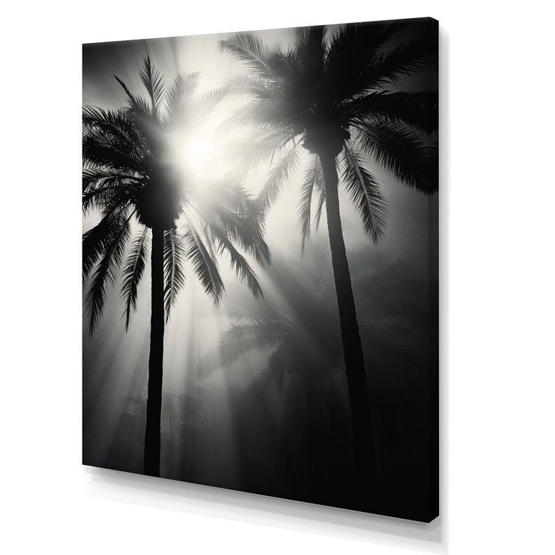 Swaying Palms Serenade Archway sur toile, H 40 po x l 30 po x P 1,5 po, Toile tendue