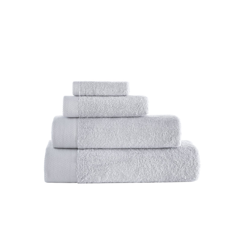 Essuie-mains 2 pièces Brooks Brothers, Argent