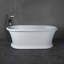 Baignoire de trempage autoportante 67 po. X 32 po. À surface solide