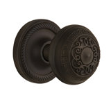Rope Rosette with Egg & Dart Door Knob