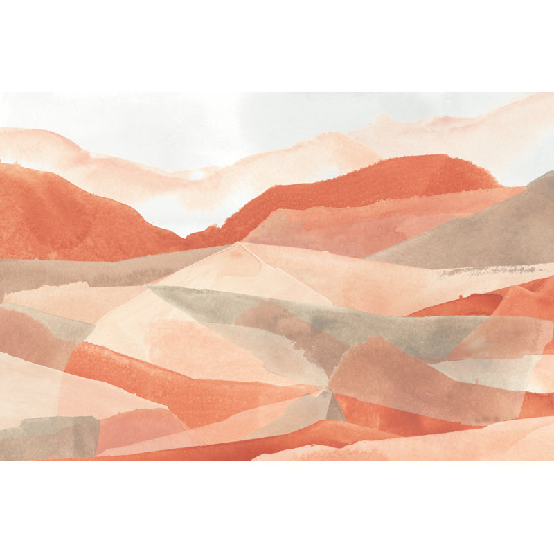 Desert Valley II - Wrapped Canvas Print, 30cm H x 46cm W x 3.8cm D