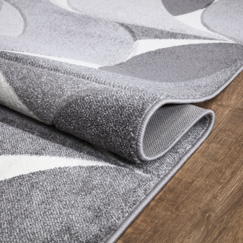 Geter Abstract 80cm X 150cm Area Rug, Rectangular 120 x 170cm