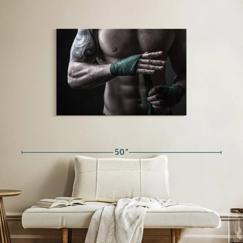 Sireci Boxing Preparation, 26" H x 39" W