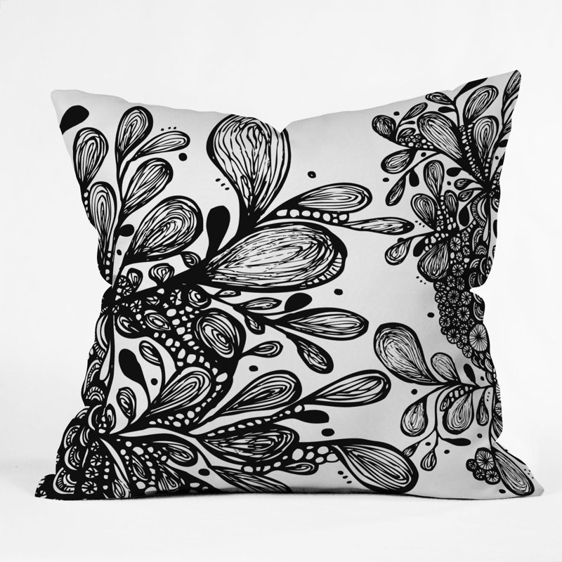 Wild Leaves Throw Pillow, 26" x 26"