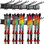 Ski Rack Wall Mount - Ski Holders for Wall Heavy Duty 10 Pairs of Snowboard Storage