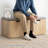 47.3" Extra Large Storage Chest, Wooden Storage Trunk with Safety Hinges, Upholstered Storage Bench Organizer for Living Room & Entryway