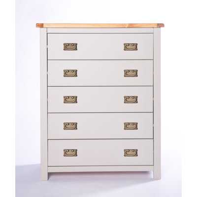 Enright 90cm W 5 - Drawer Chest of Drawers