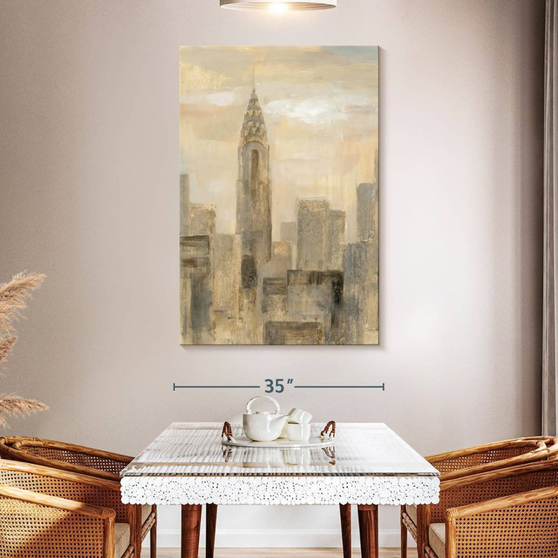 Lilie City Blocks I, 51" H x 34" W