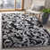 Ammundsen Floral Anthracite/Light Grey Area Rug