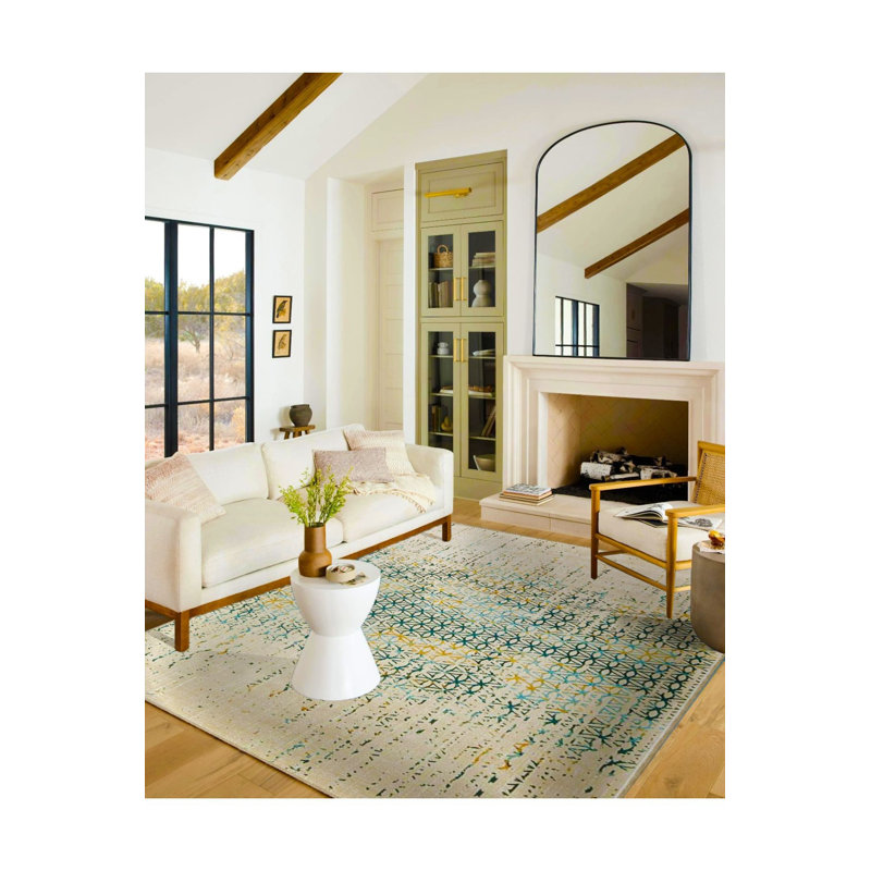 Tapis décoratif lavable Star, Tapis de couloir 3 pi 3 po x 9 pi 10 po