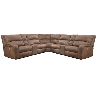Ethan 7 Piece Modular Power Reclining Sectional With Power Adjustable Headrests