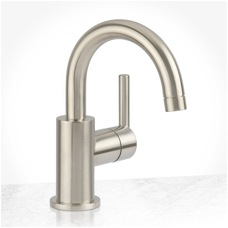 Mia 1.2 GPM Single Hole Bathroom Faucet, Polished Chrome
