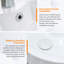 Belfry Bathroom Marronnier 46mm L x 32mm W White Ceramic Rectangular Sink with Overflow