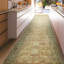 Chemin de table rouille et or noué à la main de haute qualité