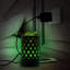 Himalayan Glow Lattice Style USB Multi color Night Light with Pink Salt Chunks, Salt Lamp Bulb
