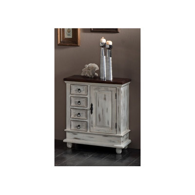 Castle Solid Wood 70 cm W Chest of 4 Drawers
