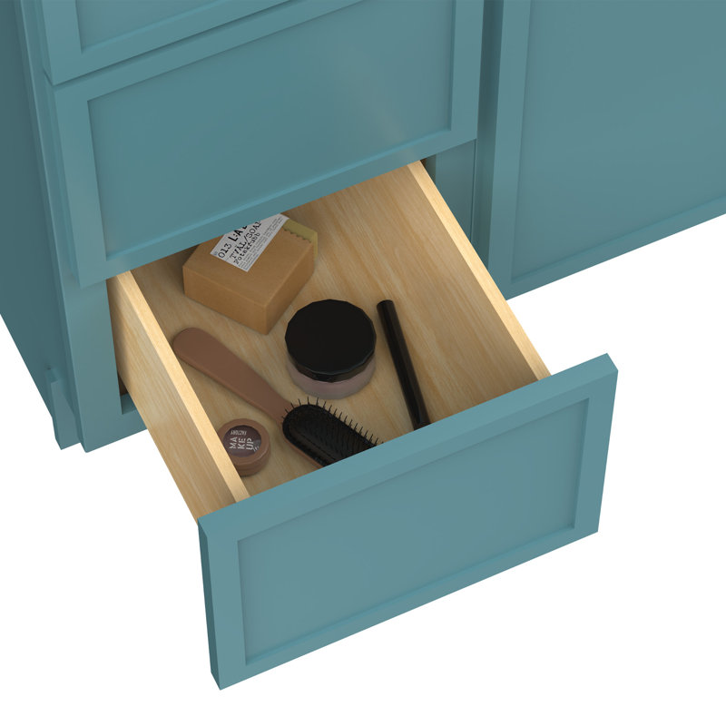 54'' Single Bathroom Vanity Base Only, Teal
