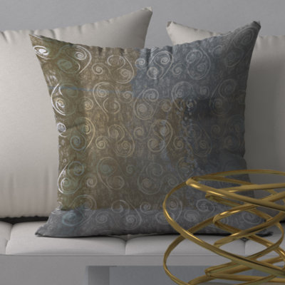 Abstract Throw Pillow