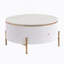 Table basse moderne moderne avec 2 grands tiroirs de rangement (31,5 po)