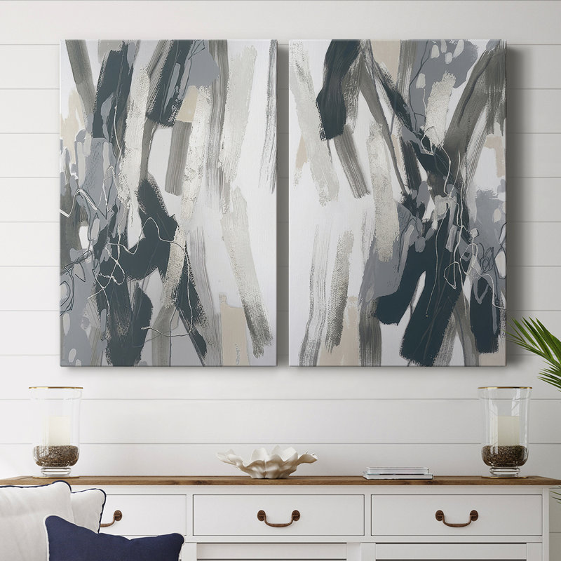 Slate Search I-Premium Gallery Wrapped Canvas -Ready to Hang, 48" H x 32" W