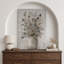 «Neutral Botanical Vase Arrangement», images de salon, impression sur toile encadrée-132063672-132063673