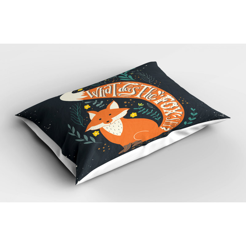 Fox Polyester Sham Set, Twin