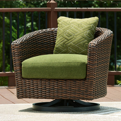 Chaise longue pivotante avec coussin Patrica